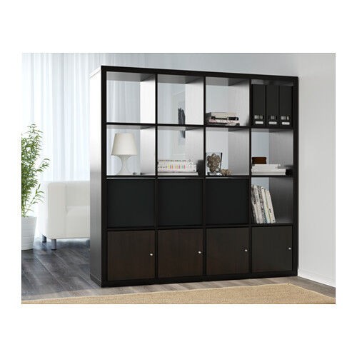 Ikea kallax regal - regal, schwarzbraun