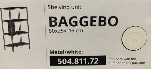 Nagelneues ikea baggebo regal - nagelneues,